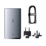 Baseus GaN5 Pro Ultra-Slim Fast Charger C+U 65W With Universal Plugs- 12499