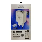 Walk n Talk 3.0A Fast Charger | Compact Travel Adapter with Dual USB Ports